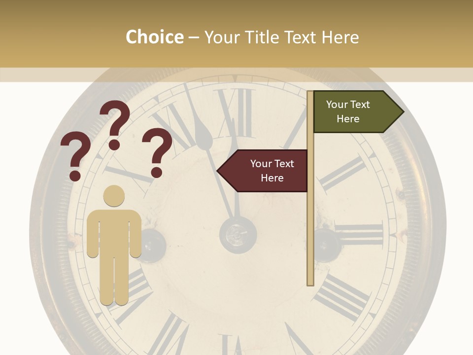 Elderly Hold Holding Hands PowerPoint Template