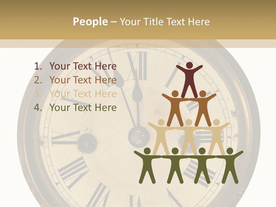 Elderly Hold Holding Hands PowerPoint Template