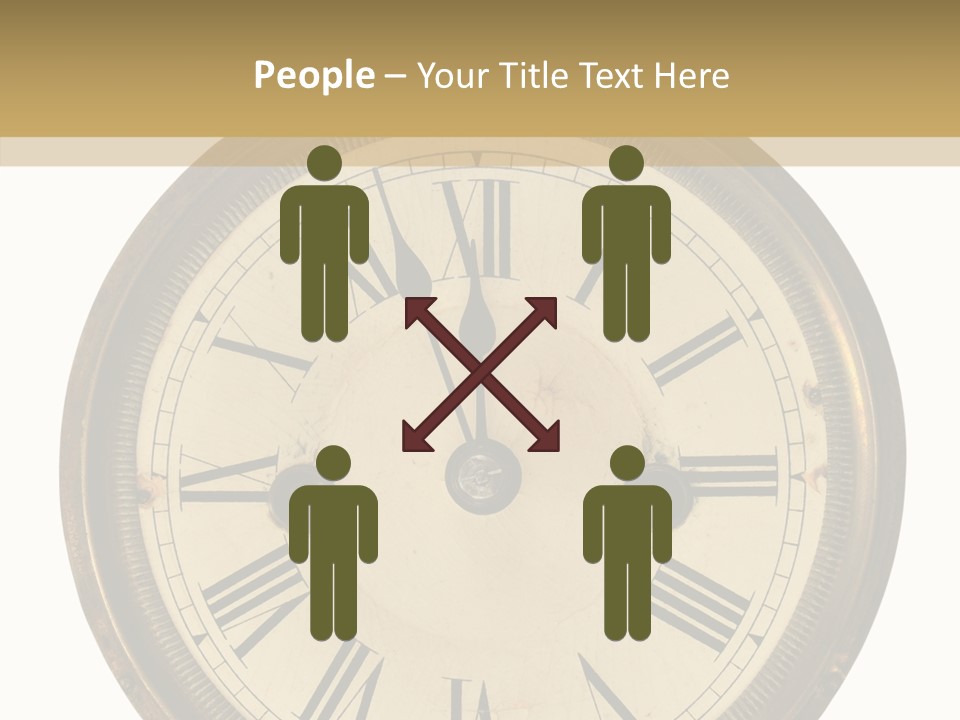 Elderly Hold Holding Hands PowerPoint Template