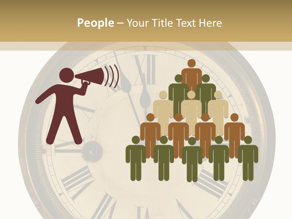 Elderly Hold Holding Hands PowerPoint Template