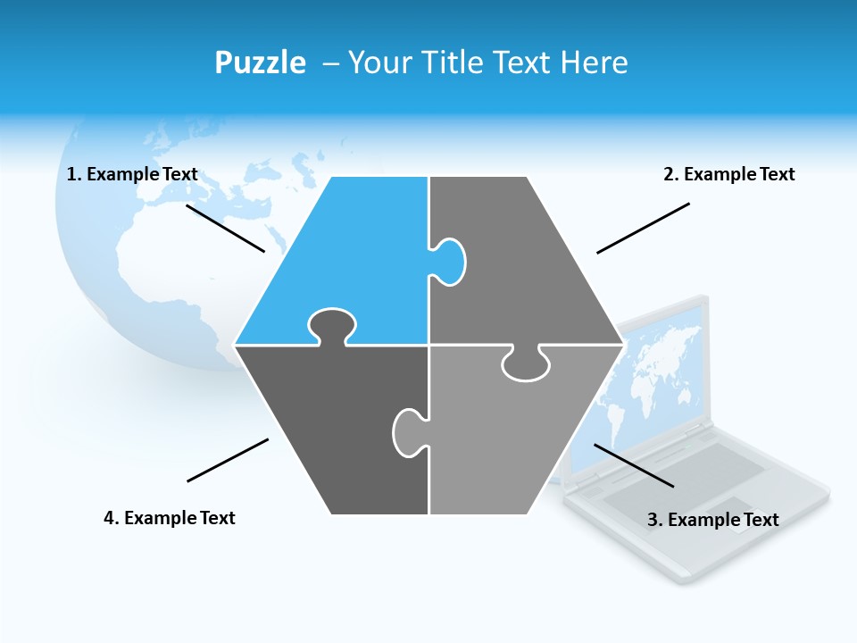 Female Elder Help PowerPoint Template