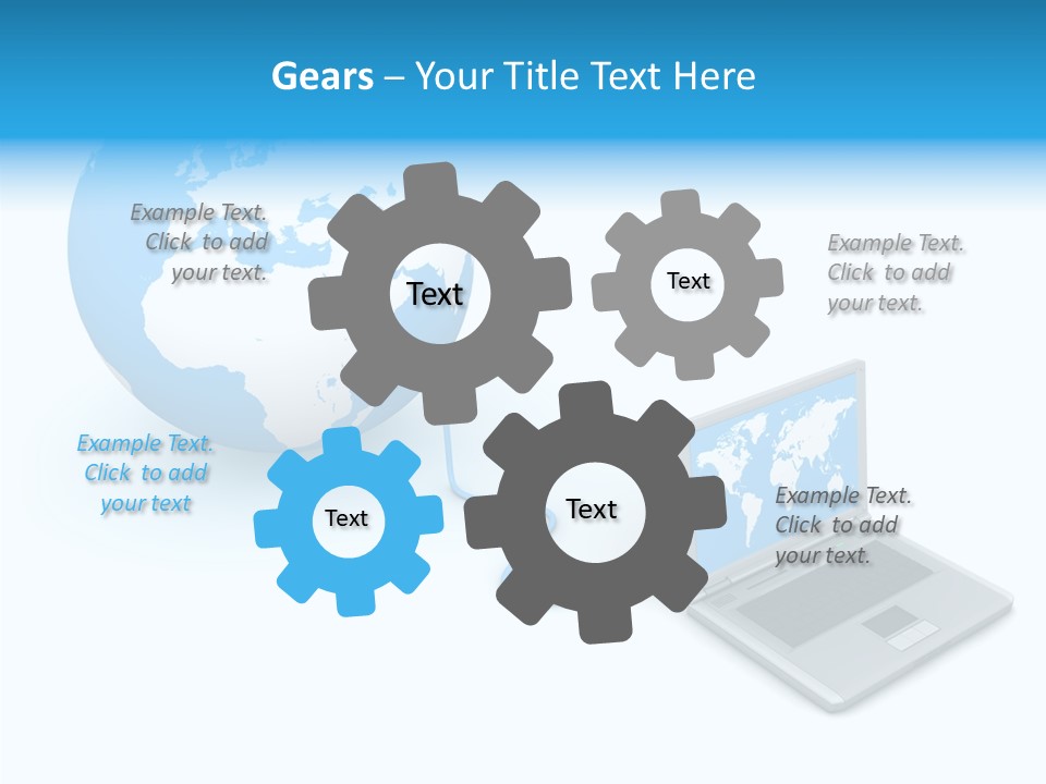 Female Elder Help PowerPoint Template