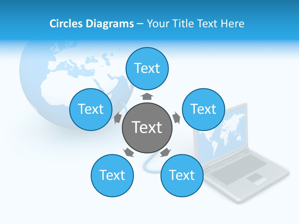 Female Elder Help PowerPoint Template