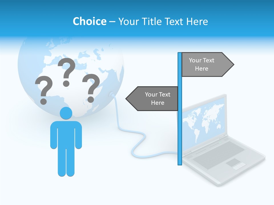Female Elder Help PowerPoint Template