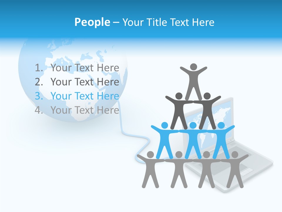 Female Elder Help PowerPoint Template