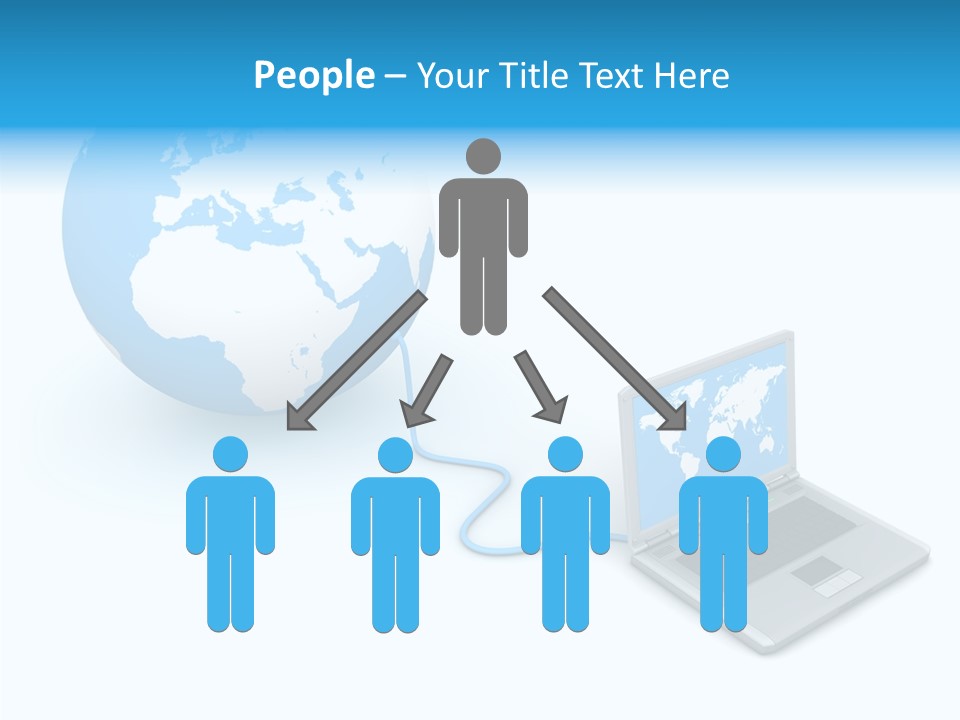 Female Elder Help PowerPoint Template