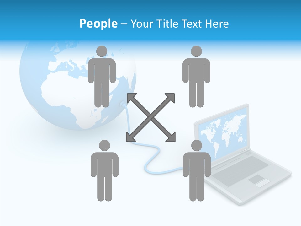 Female Elder Help PowerPoint Template