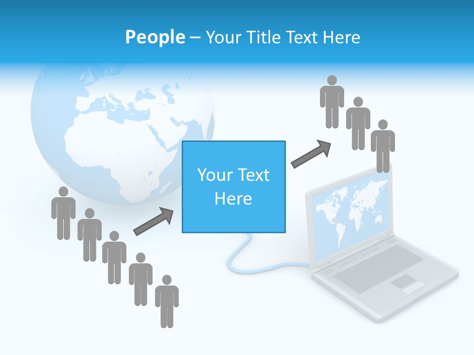 Female Elder Help PowerPoint Template