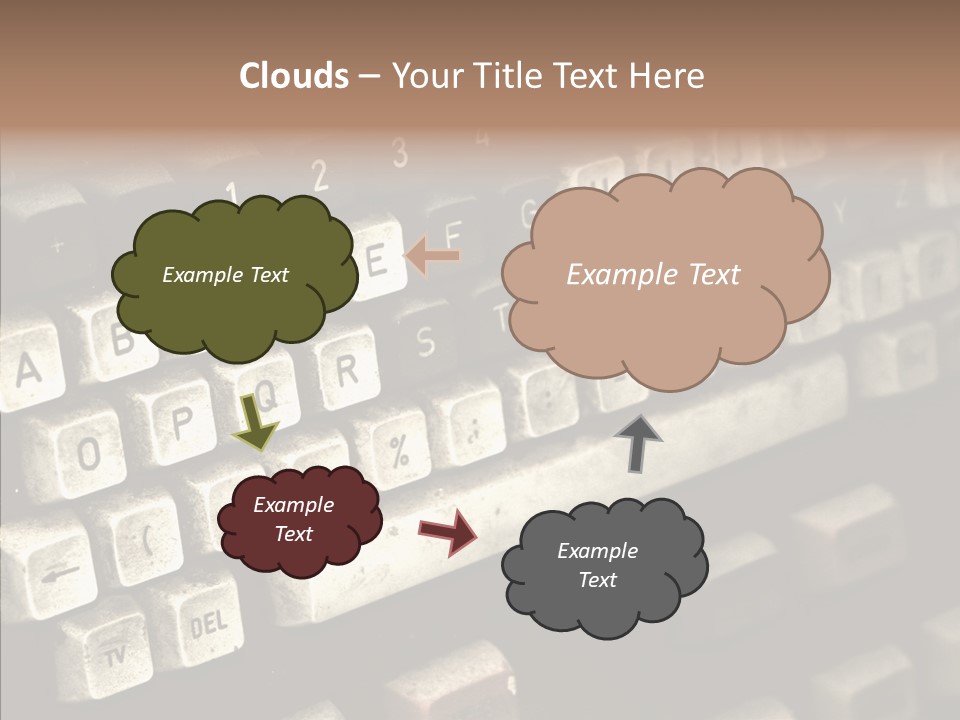 Female Helping Hand Young PowerPoint Template