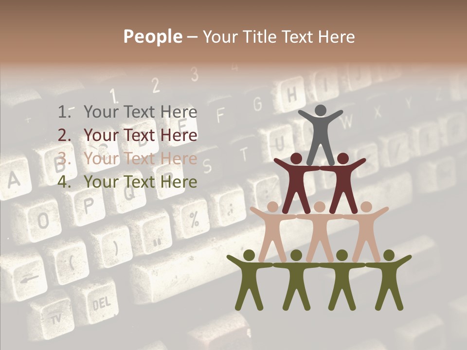 Female Helping Hand Young PowerPoint Template