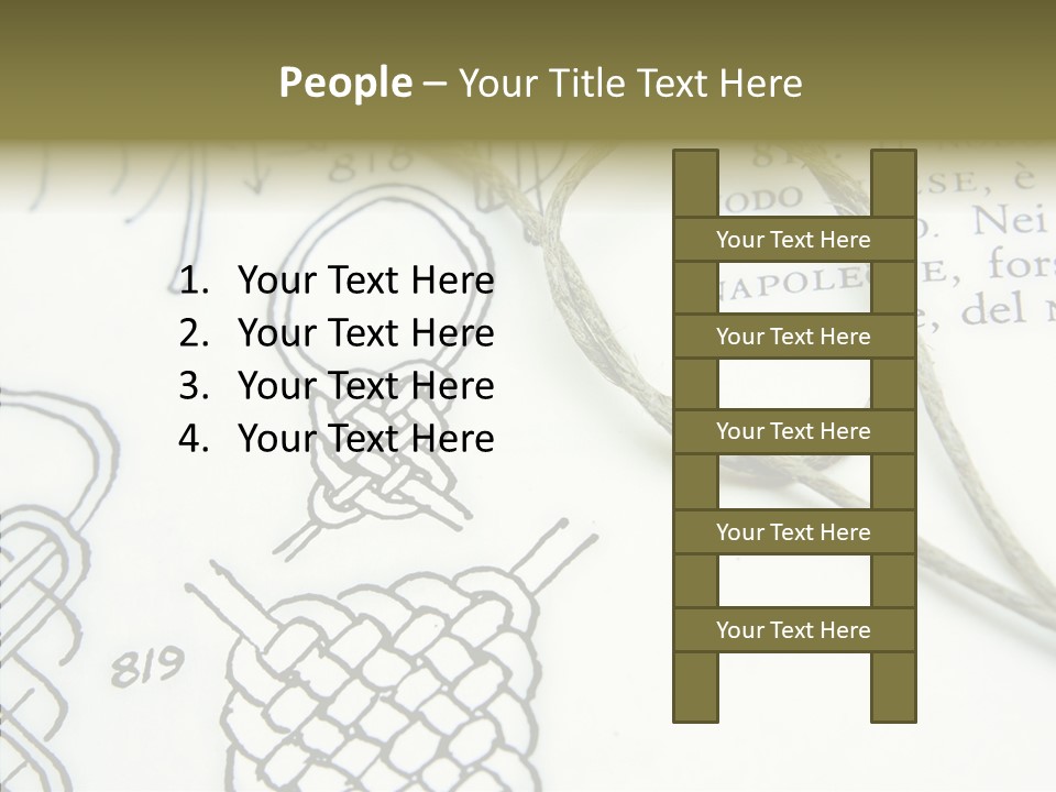 Touching Human Help PowerPoint Template