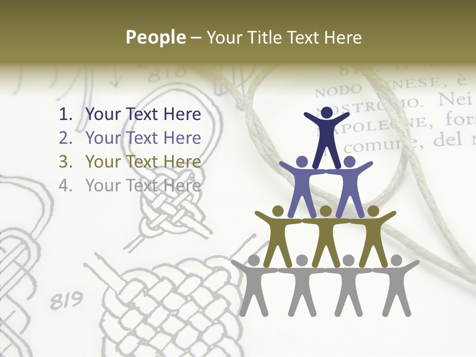 Touching Human Help PowerPoint Template