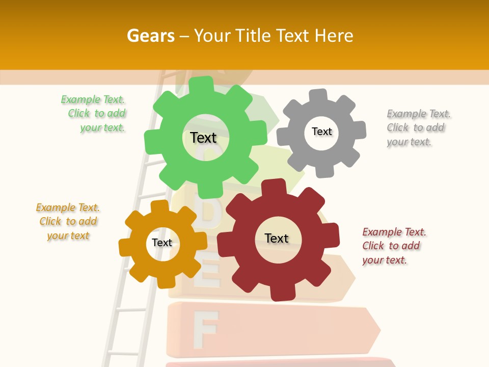 Touching Grandmother Finger PowerPoint Template