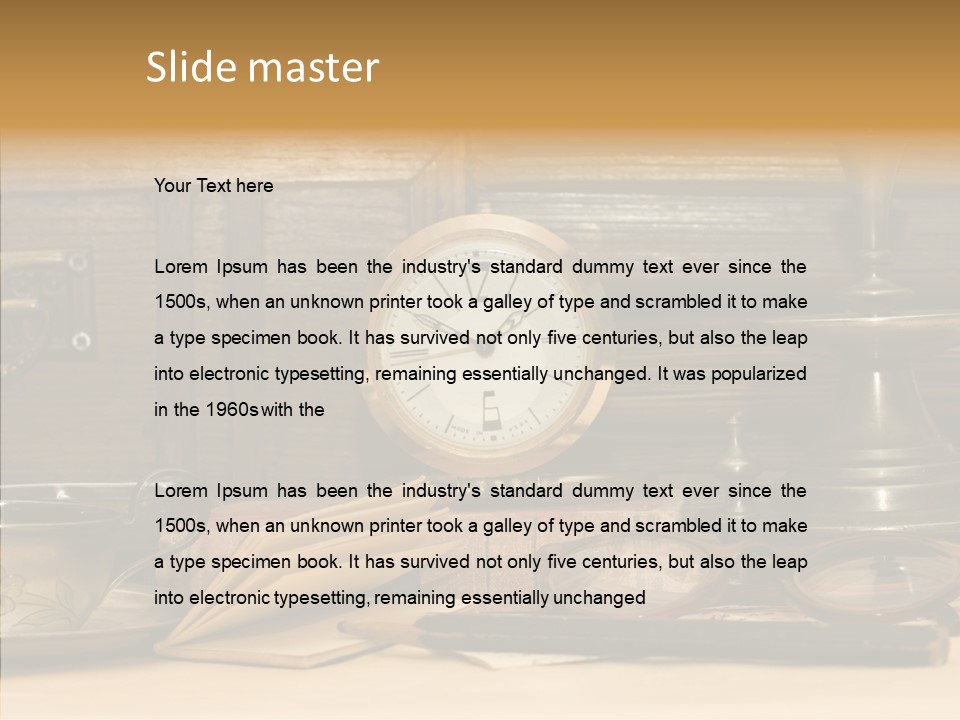 Assistance Aging Old PowerPoint Template