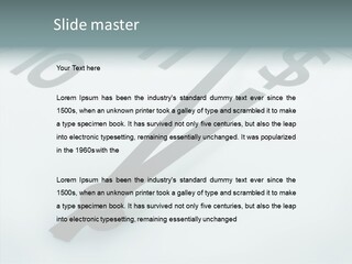 Elderly White Hold PowerPoint Template