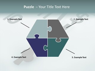 Elderly White Hold PowerPoint Template