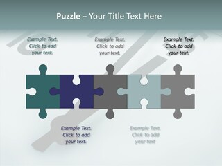 Elderly White Hold PowerPoint Template