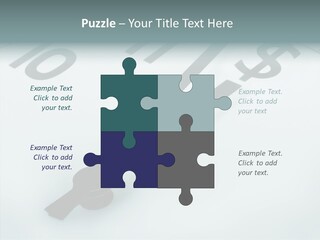 Elderly White Hold PowerPoint Template