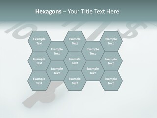 Elderly White Hold PowerPoint Template