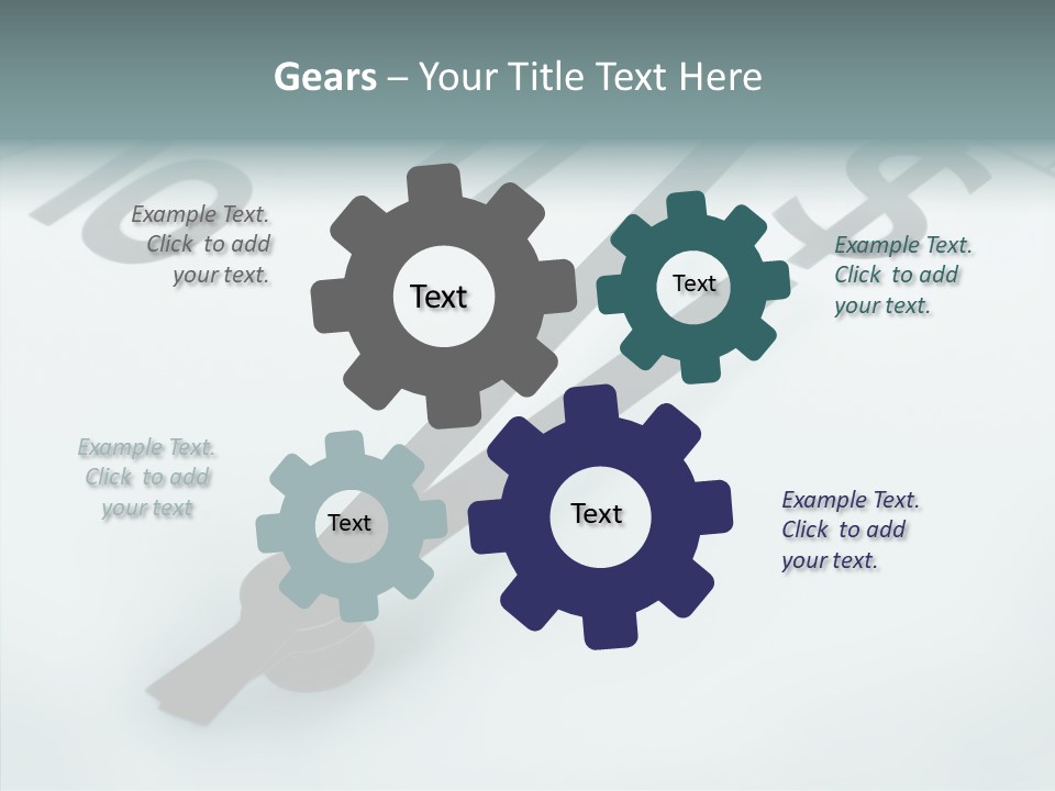 Elderly White Hold PowerPoint Template