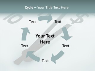 Elderly White Hold PowerPoint Template