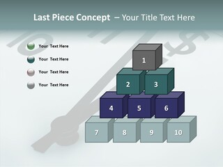 Elderly White Hold PowerPoint Template