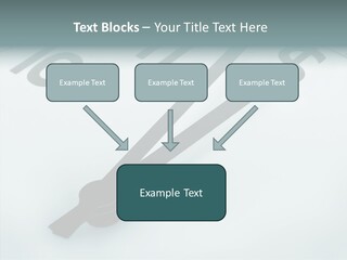 Elderly White Hold PowerPoint Template