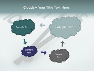 Elderly White Hold PowerPoint Template