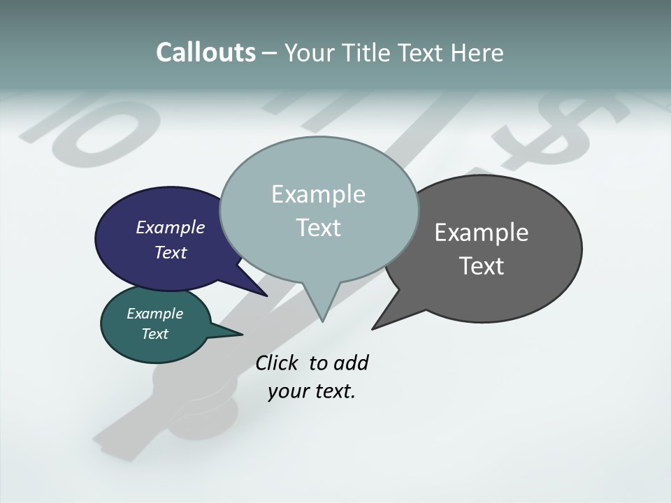 Elderly White Hold PowerPoint Template