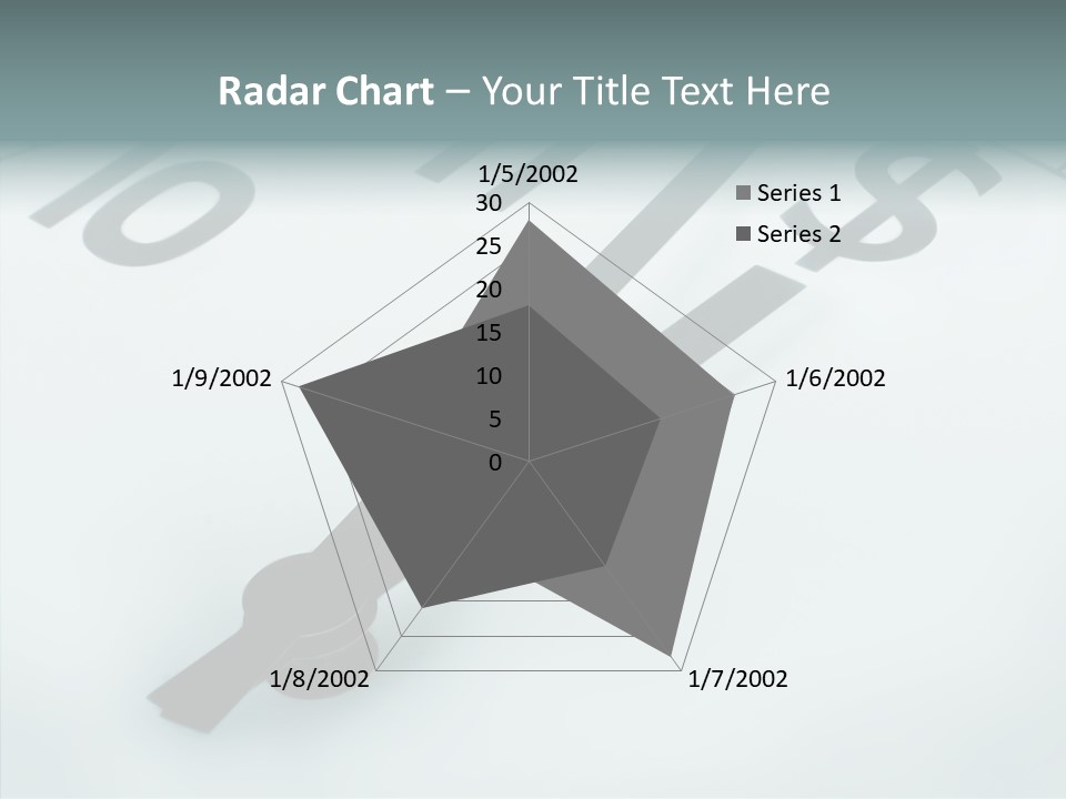 Elderly White Hold PowerPoint Template