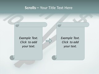 Elderly White Hold PowerPoint Template