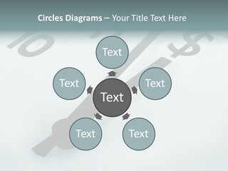 Elderly White Hold PowerPoint Template