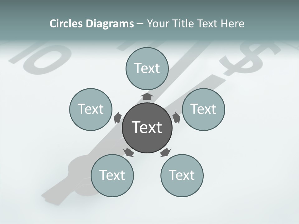 Elderly White Hold PowerPoint Template