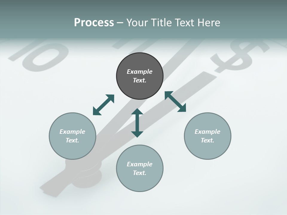 Elderly White Hold PowerPoint Template