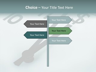 Elderly White Hold PowerPoint Template