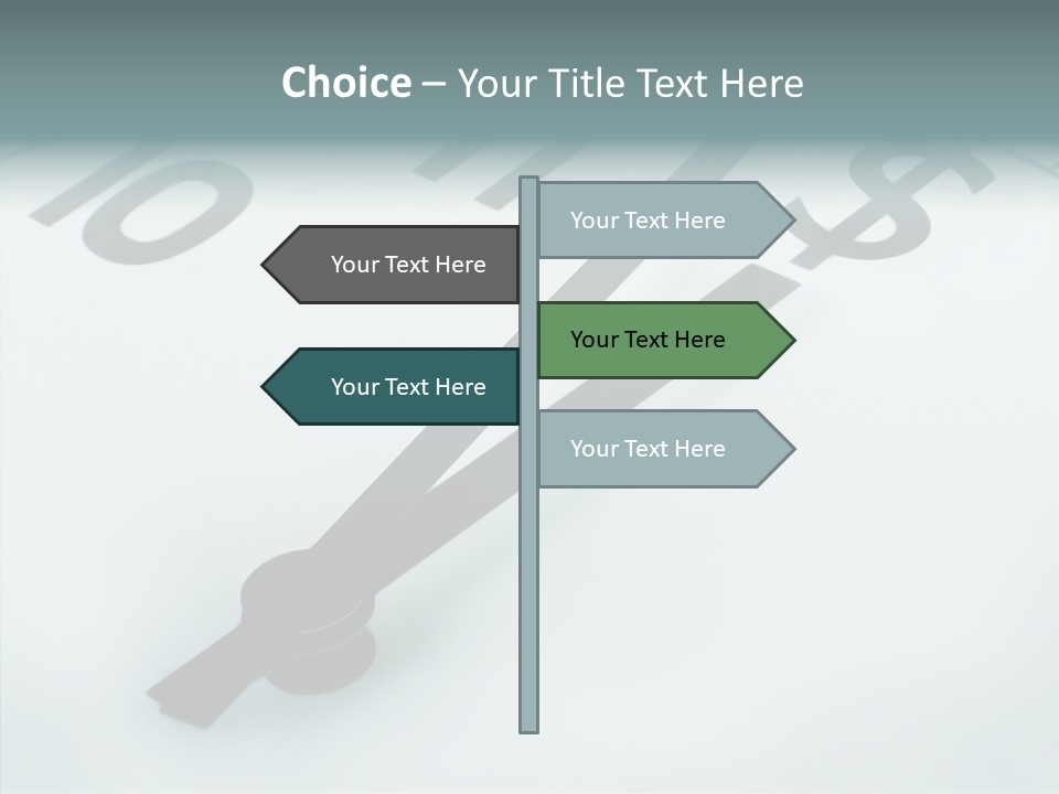 Elderly White Hold PowerPoint Template