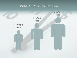 Elderly White Hold PowerPoint Template