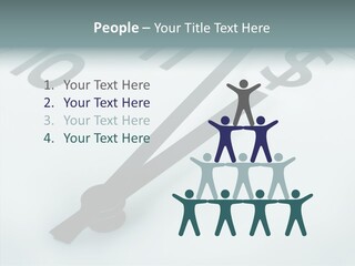 Elderly White Hold PowerPoint Template