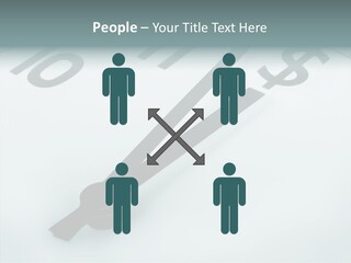 Elderly White Hold PowerPoint Template