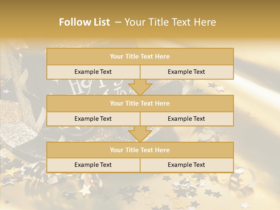 Aging Finger Women PowerPoint Template