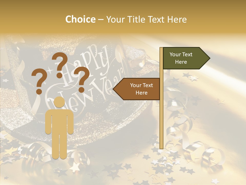 Aging Finger Women PowerPoint Template