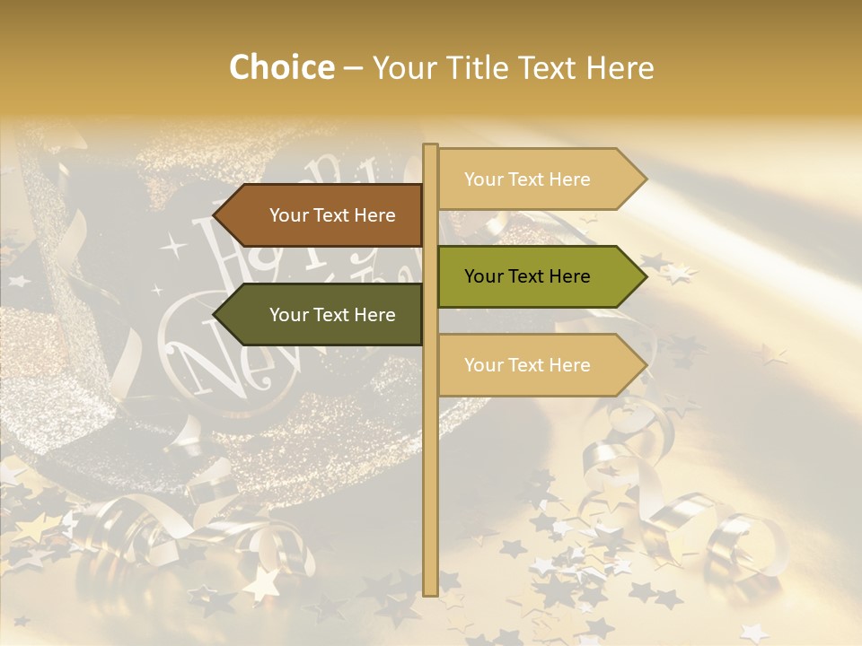 Aging Finger Women PowerPoint Template