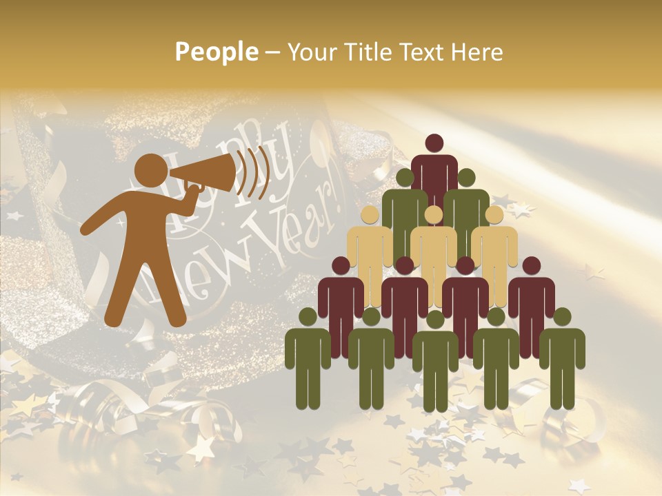 Aging Finger Women PowerPoint Template