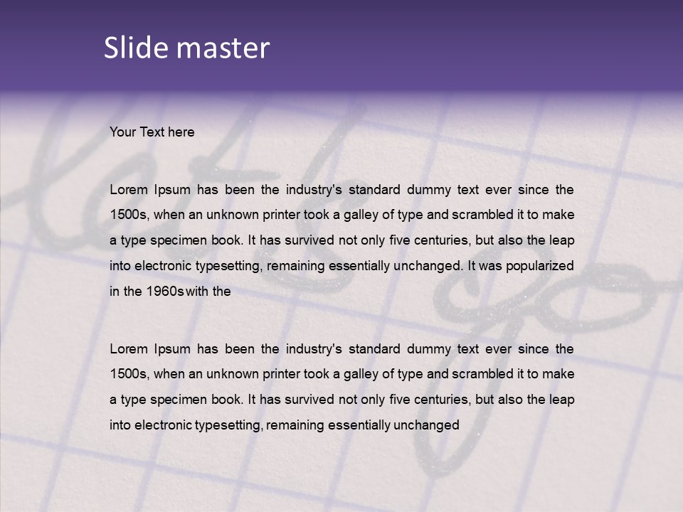 Adult Human Two PowerPoint Template