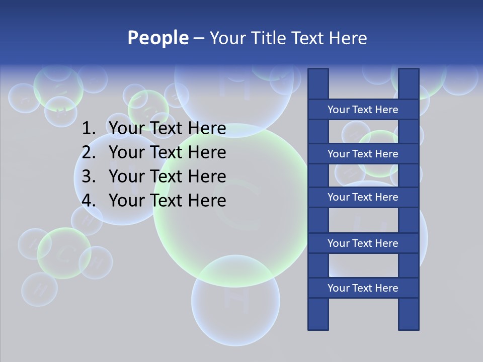 Togetherness Finger Elder PowerPoint Template