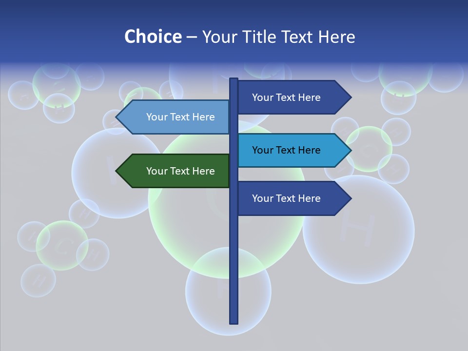 Togetherness Finger Elder PowerPoint Template