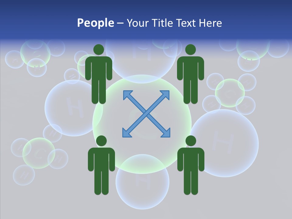 Togetherness Finger Elder PowerPoint Template