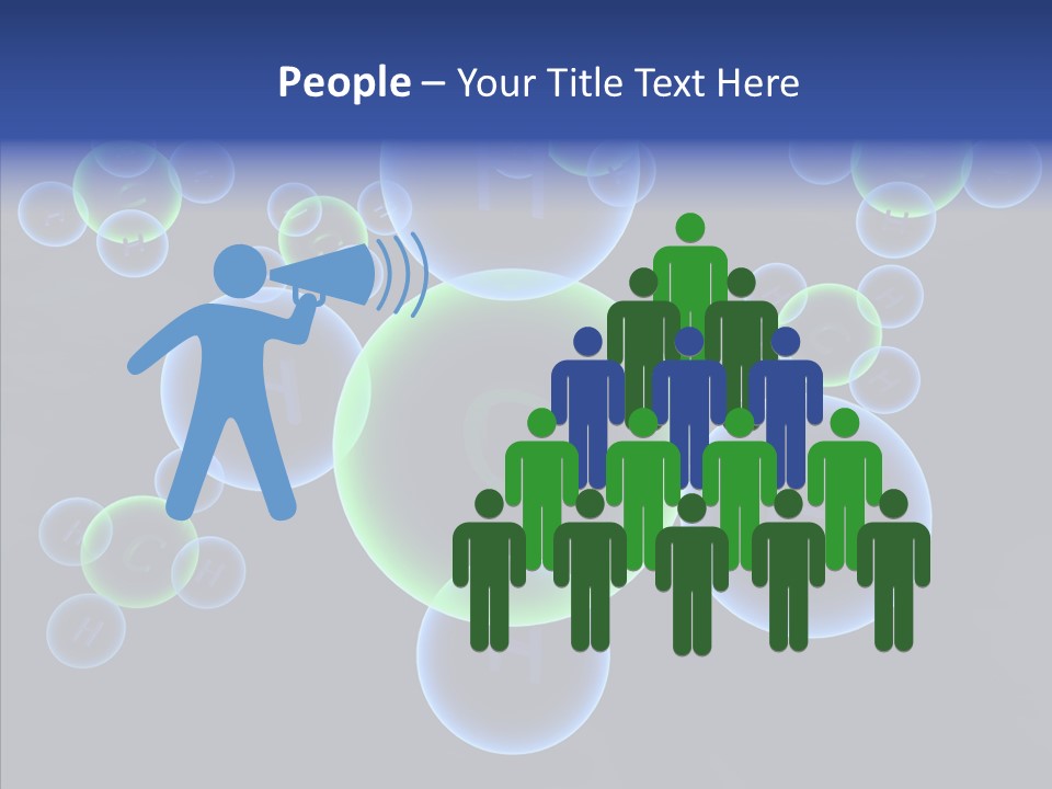 Togetherness Finger Elder PowerPoint Template