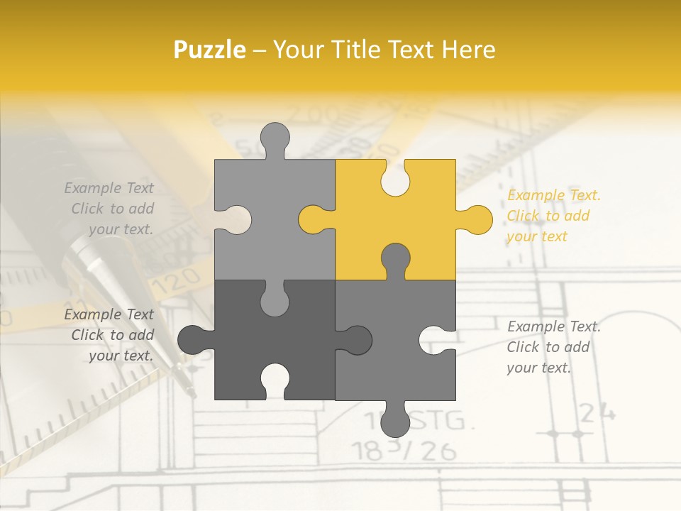 Young Grandmother Elder PowerPoint Template