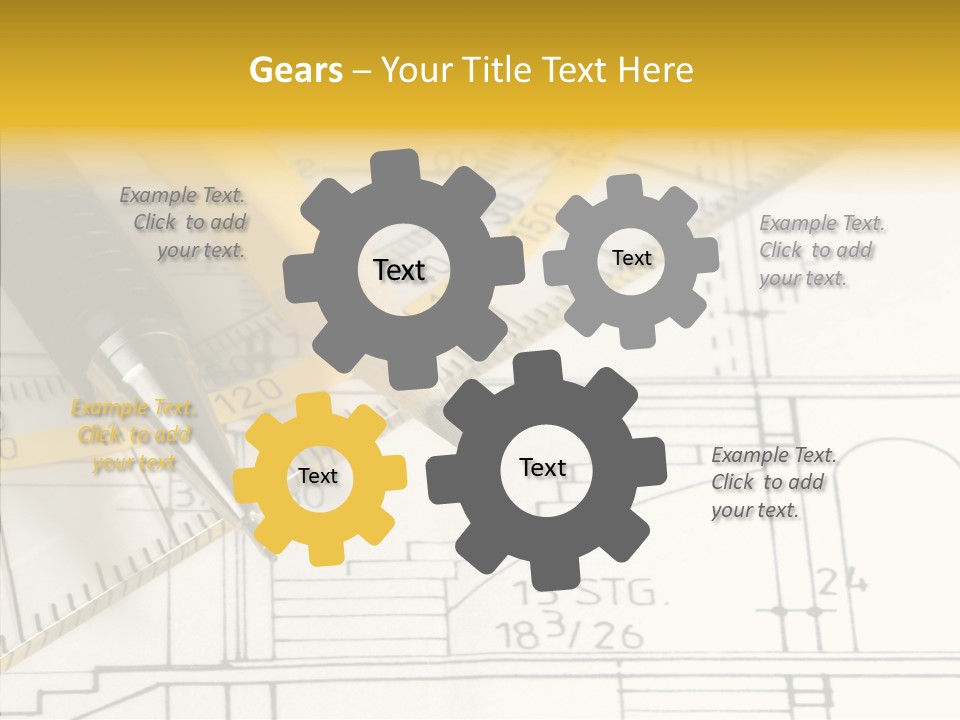 Young Grandmother Elder PowerPoint Template